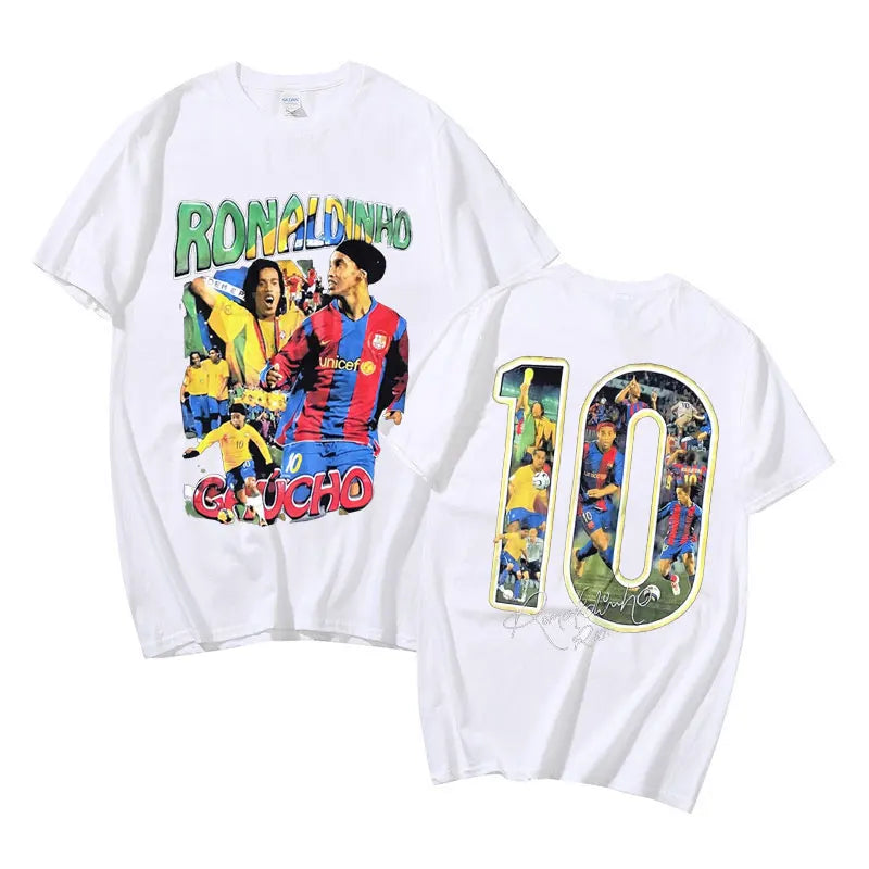 Limited Hot Sale Marino Morwood Ronaldinho Graphic Tshirt Man Fashion Streetwear Men Oversized Tees T-shirt Male Hip Hop T Shirt
