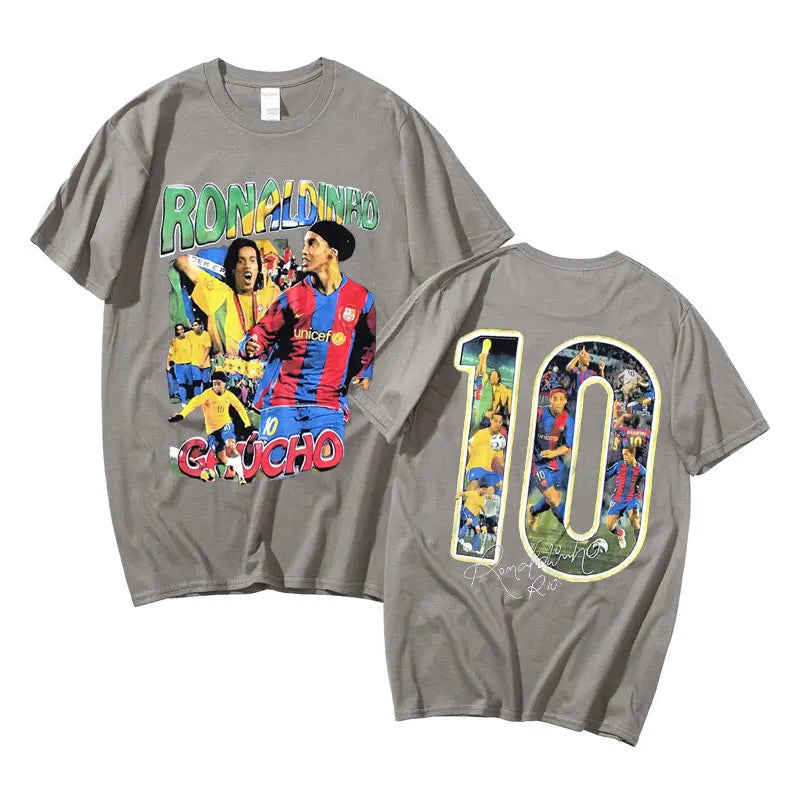 Limited Hot Sale Marino Morwood Ronaldinho Graphic Tshirt Man Fashion Streetwear Men Oversized Tees T-shirt Male Hip Hop T Shirt