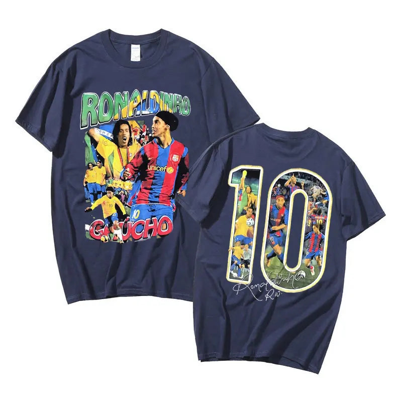 Limited Hot Sale Marino Morwood Ronaldinho Graphic Tshirt Man Fashion Streetwear Men Oversized Tees T-shirt Male Hip Hop T Shirt