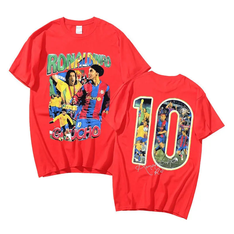 Limited Hot Sale Marino Morwood Ronaldinho Graphic Tshirt Man Fashion Streetwear Men Oversized Tees T-shirt Male Hip Hop T Shirt