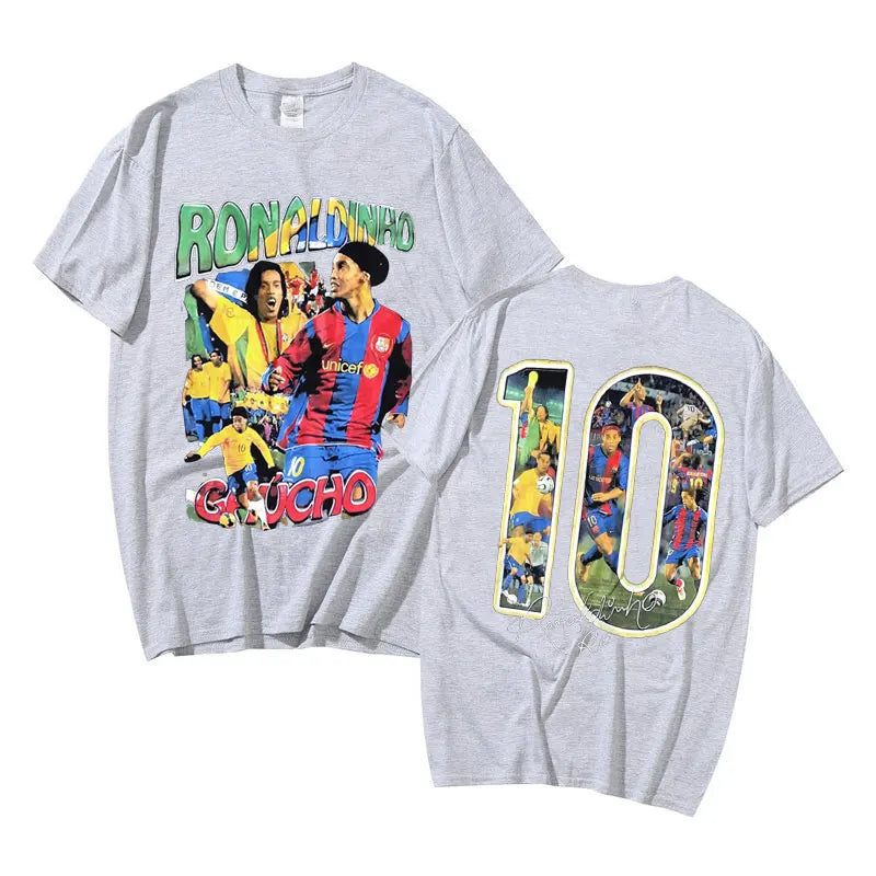 Limited Hot Sale Marino Morwood Ronaldinho Graphic Tshirt Man Fashion Streetwear Men Oversized Tees T-shirt Male Hip Hop T Shirt
