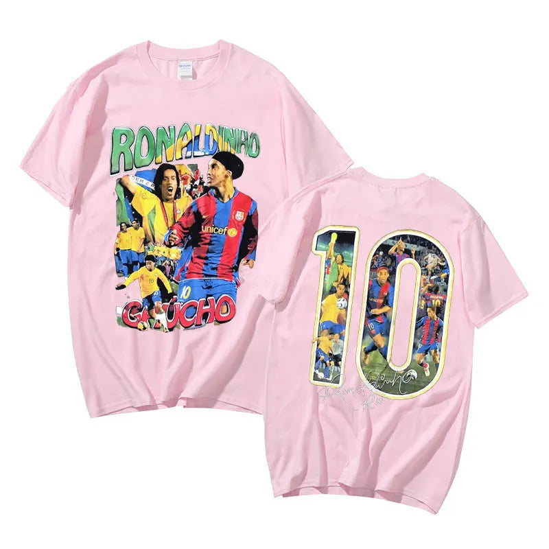 Limited Hot Sale Marino Morwood Ronaldinho Graphic Tshirt Man Fashion Streetwear Men Oversized Tees T-shirt Male Hip Hop T Shirt