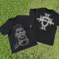 Cristiano Ronaldo Neymar Lionel Messi Football Superstar Portrait Printed Tee Men Women Cotton Loose Casual Short Sleeve Tshirt