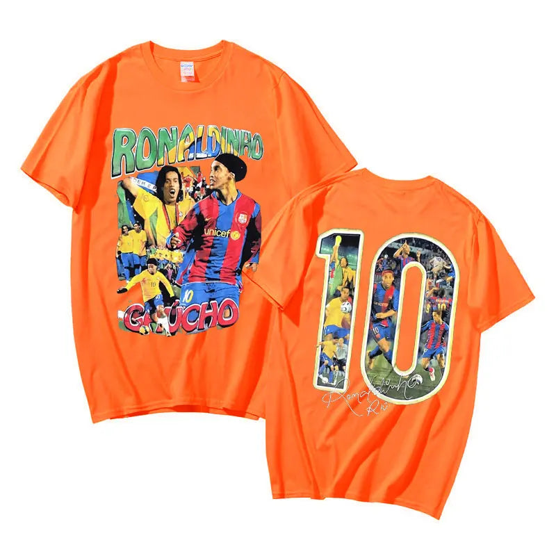 Limited Hot Sale Marino Morwood Ronaldinho Graphic Tshirt Man Fashion Streetwear Men Oversized Tees T-shirt Male Hip Hop T Shirt