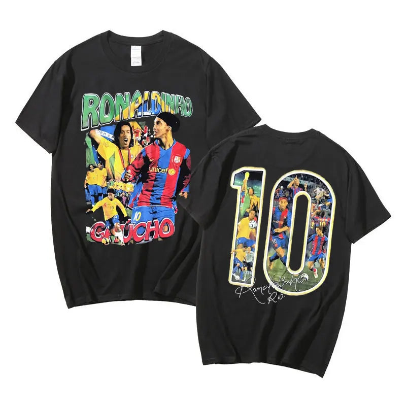 Limited Hot Sale Marino Morwood Ronaldinho Graphic Tshirt Man Fashion Streetwear Men Oversized Tees T-shirt Male Hip Hop T Shirt