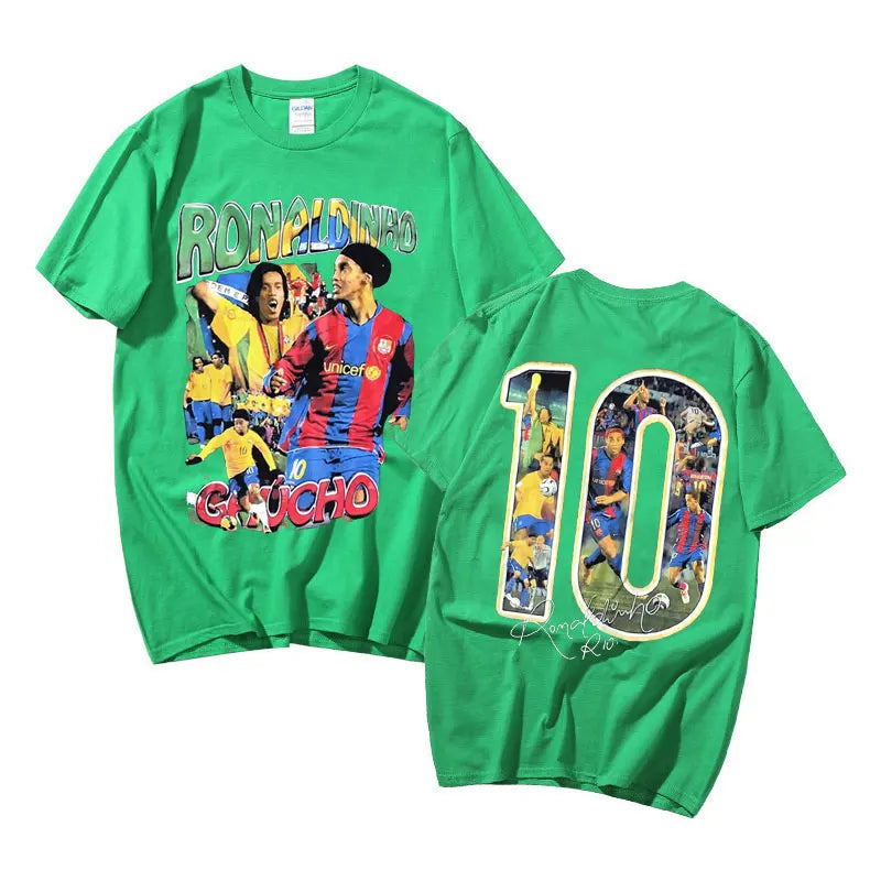 Limited Hot Sale Marino Morwood Ronaldinho Graphic Tshirt Man Fashion Streetwear Men Oversized Tees T-shirt Male Hip Hop T Shirt