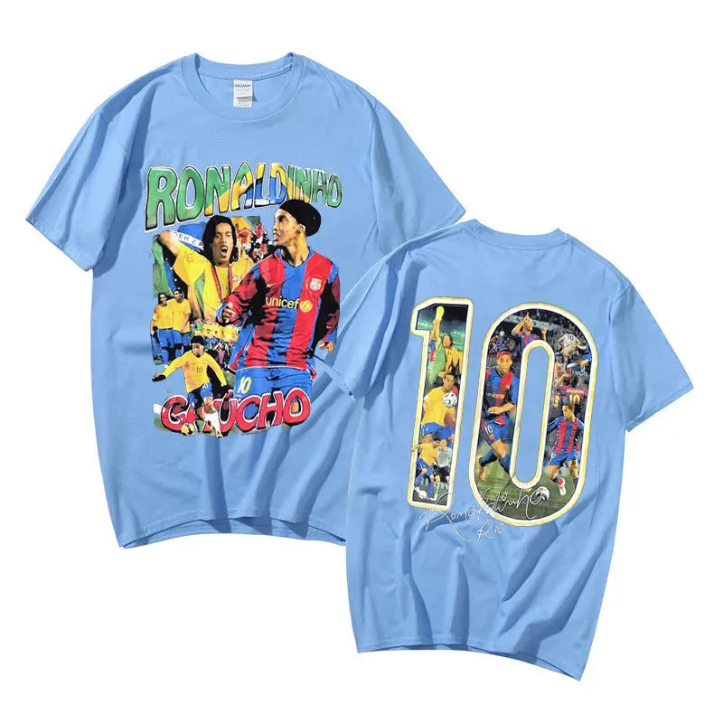 Limited Hot Sale Marino Morwood Ronaldinho Graphic Tshirt Man Fashion Streetwear Men Oversized Tees T-shirt Male Hip Hop T Shirt